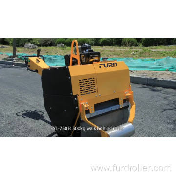 Road Roller Compactor Full Hydraulic Double Drum Vibratory Road Roller FYL-750